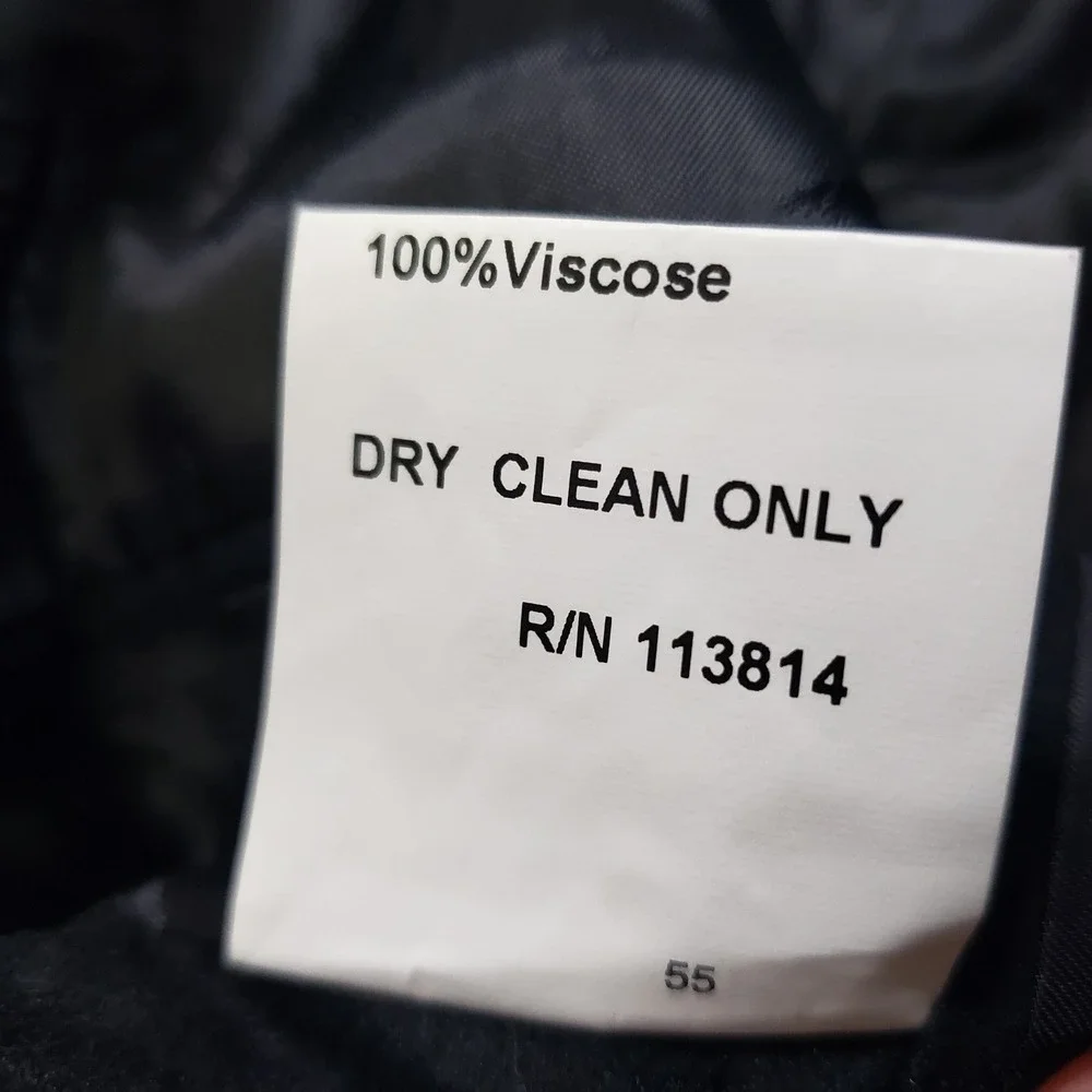 Billy Reid Blazer Mens 44R Black Wool Silk Cashmere Sport Coat Italy Jacket